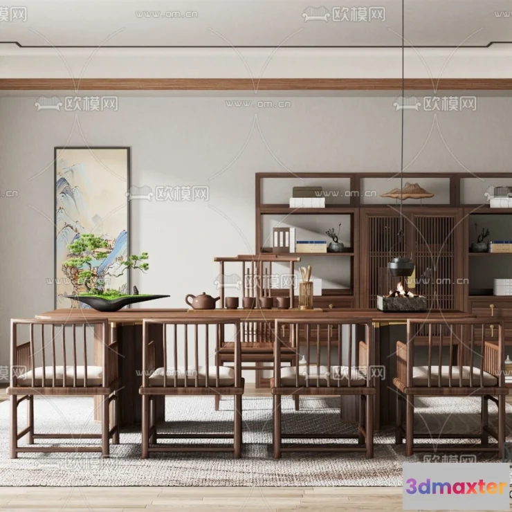1389064 - Tearoom - 3D Models - 3D Interior Scenes - 037 3D Max
