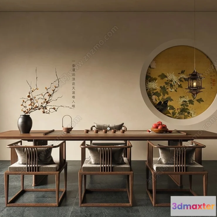 1389191 - Tearoom - 3D Models - 3D Interior Scenes - 039 3D Max