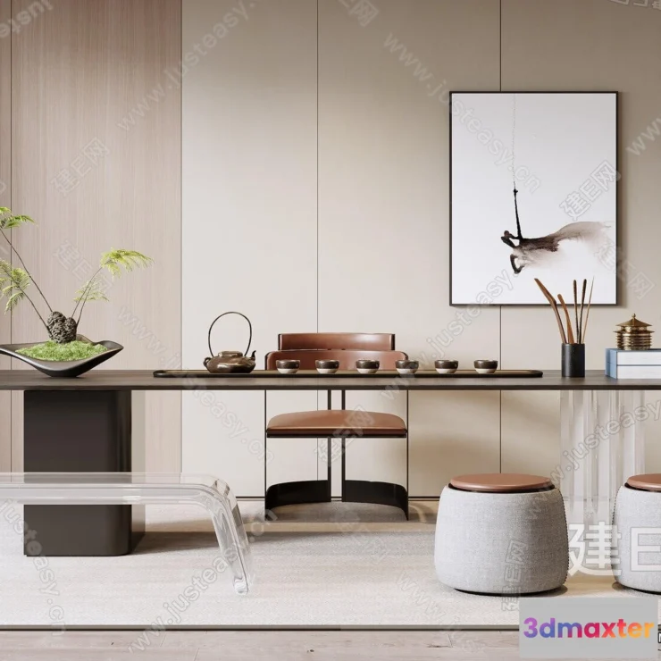 1389469 - Tearoom - 3D Models - 3D Interior Scenes - 043 3D Max