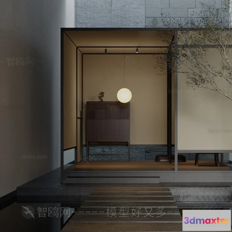 1389994 - Tearoom - 3D Models - 3D Interior Scenes - 051 3D Max