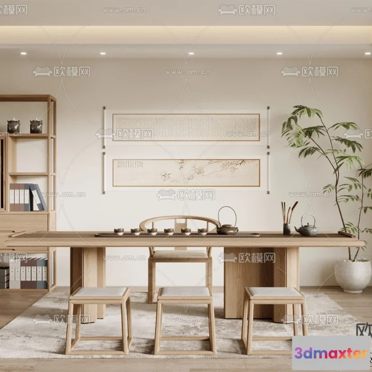 1390079 - Tearoom - 3D Models - 3D Interior Scenes - 052 3D Max