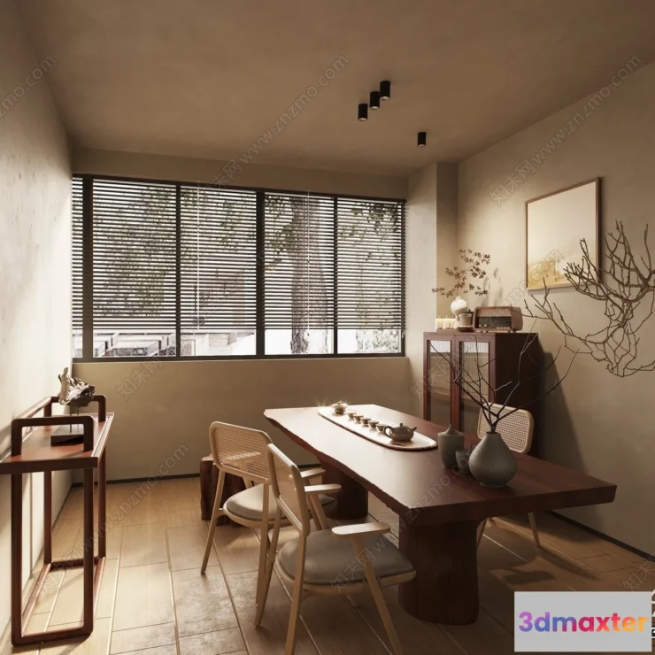 1390751 - Tearoom - 3D Models - 3D Interior Scenes - 062 3D Max