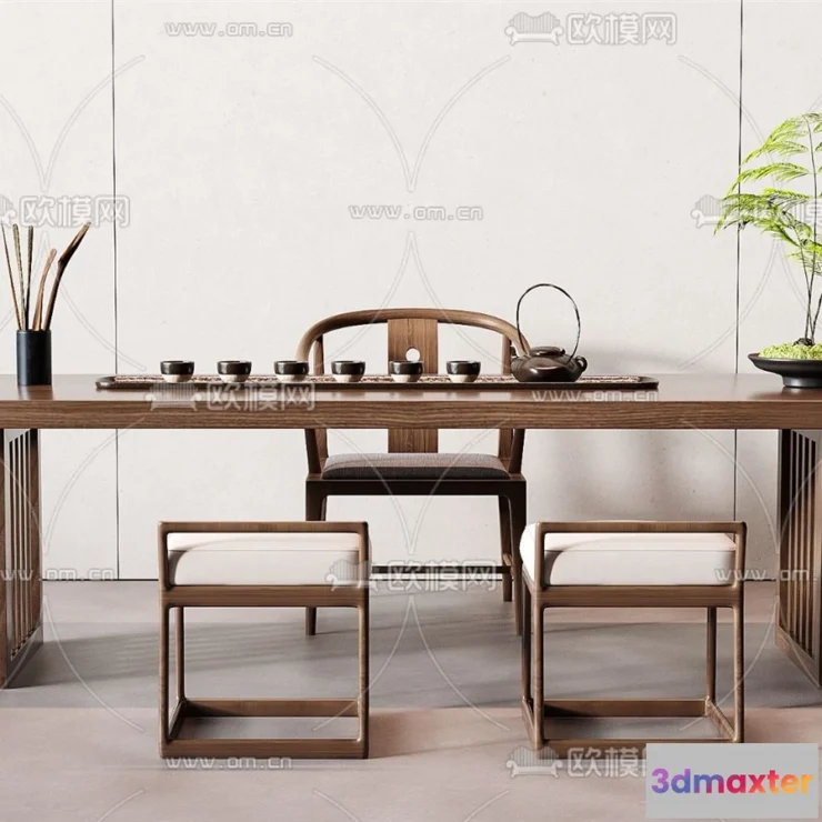 1391130 - Tearoom - 3D Models - 3D Interior Scenes - 068 3D Max