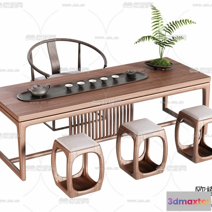 1391189 - Tearoom - 3D Models - 3D Interior Scenes - 069 3D Max