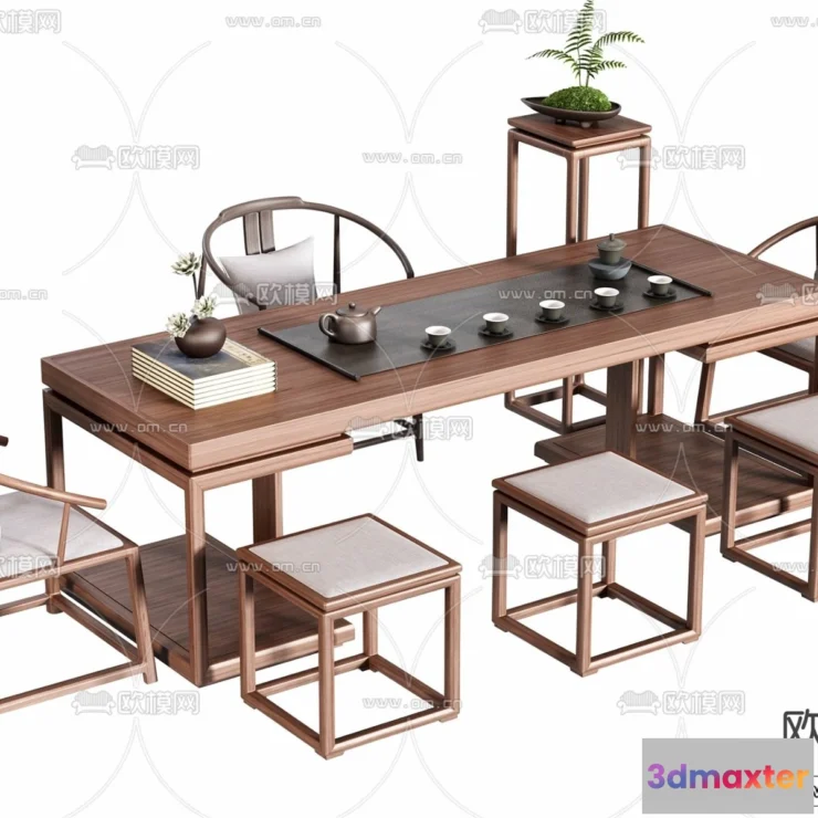 1391363 - Tearoom - 3D Models - 3D Interior Scenes - 072 3D Max