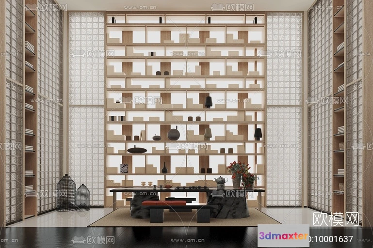 1535486 - TEA ROOM - 3D Model For Interior Design - 10913 3D Max