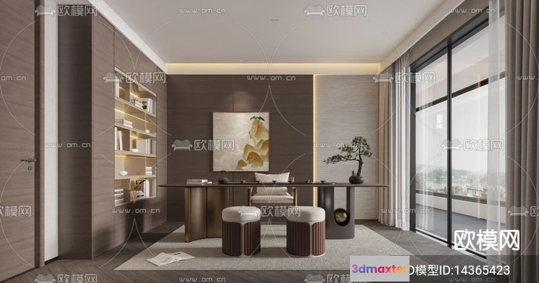 1535534 - TEA ROOM - 3D Model For Interior Design - 10937 3D Max