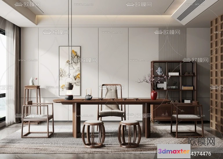 1535576 - TEA ROOM - 3D Model For Interior Design - 10958 3D Max