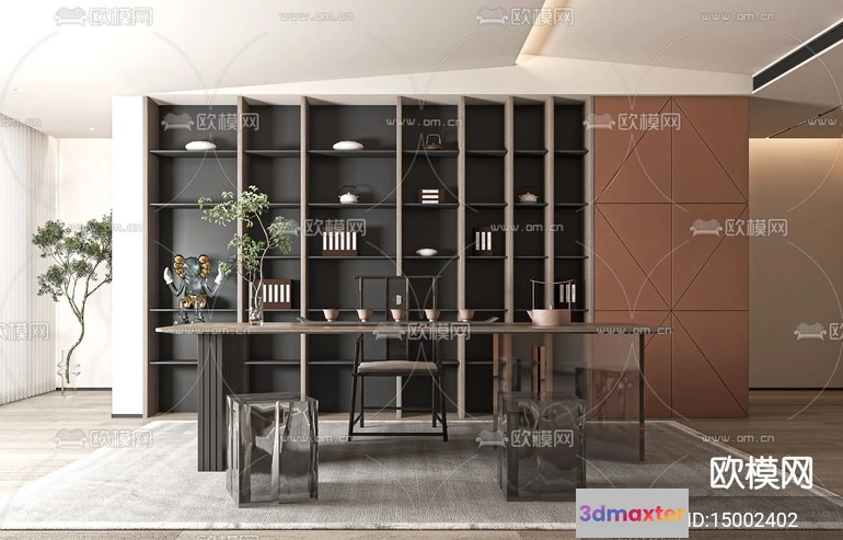 1535610 - TEA ROOM - 3D Model For Interior Design - 10975 3D Max