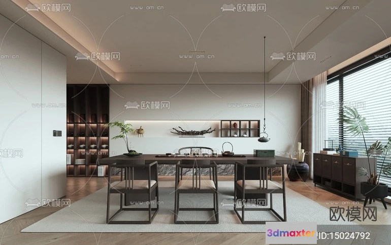 1535716 - TEA ROOM - 3D Model For Interior Design - 11028 3D Max