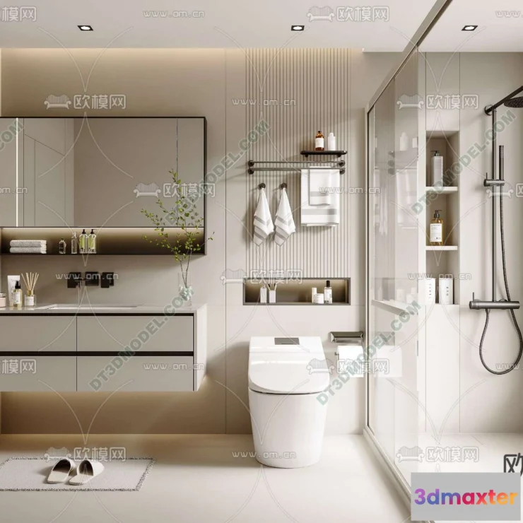 1107448 - Toilet 3D Models - 0068