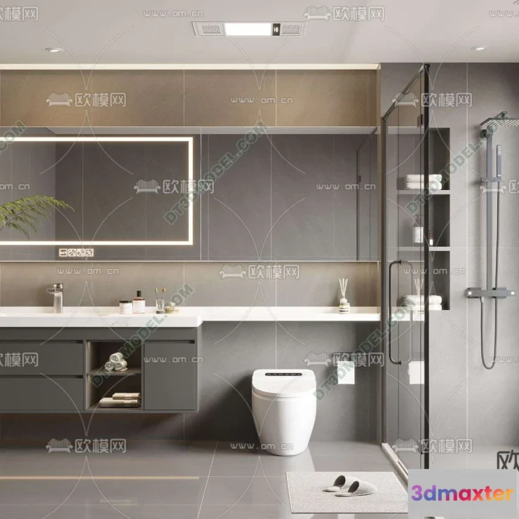 1107450 - Toilet 3D Models - 0069