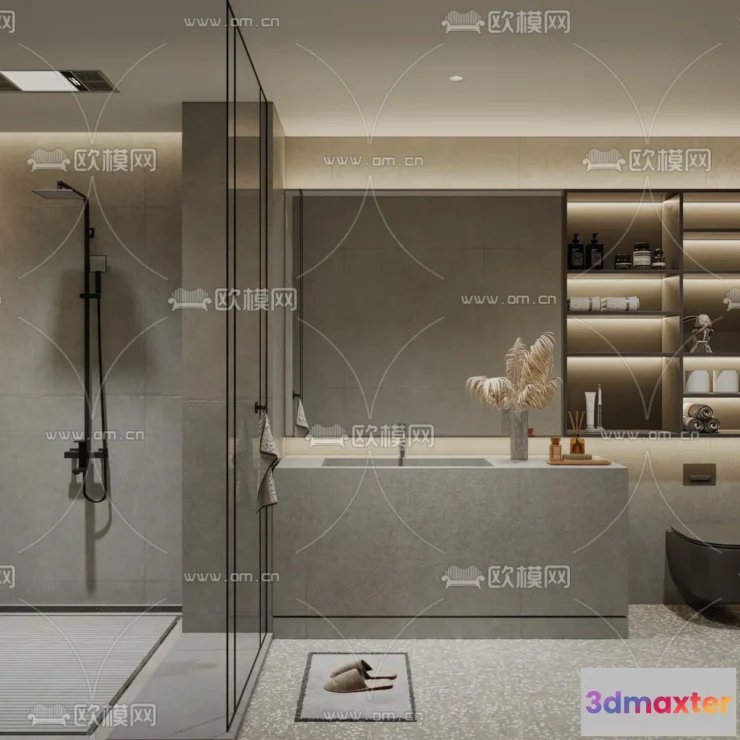 1163034 - WABI SABI STYLE 3D MODELS - TOILET - 0013