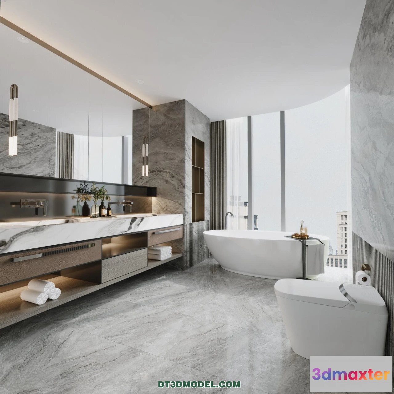 1536474 - TOILET - 3D Model For Interior Design - 11407 3D Max