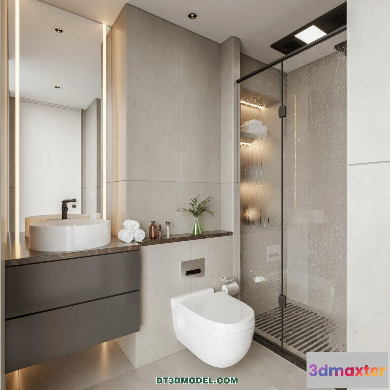 1536480 - TOILET - 3D Model For Interior Design - 11410 3D Max