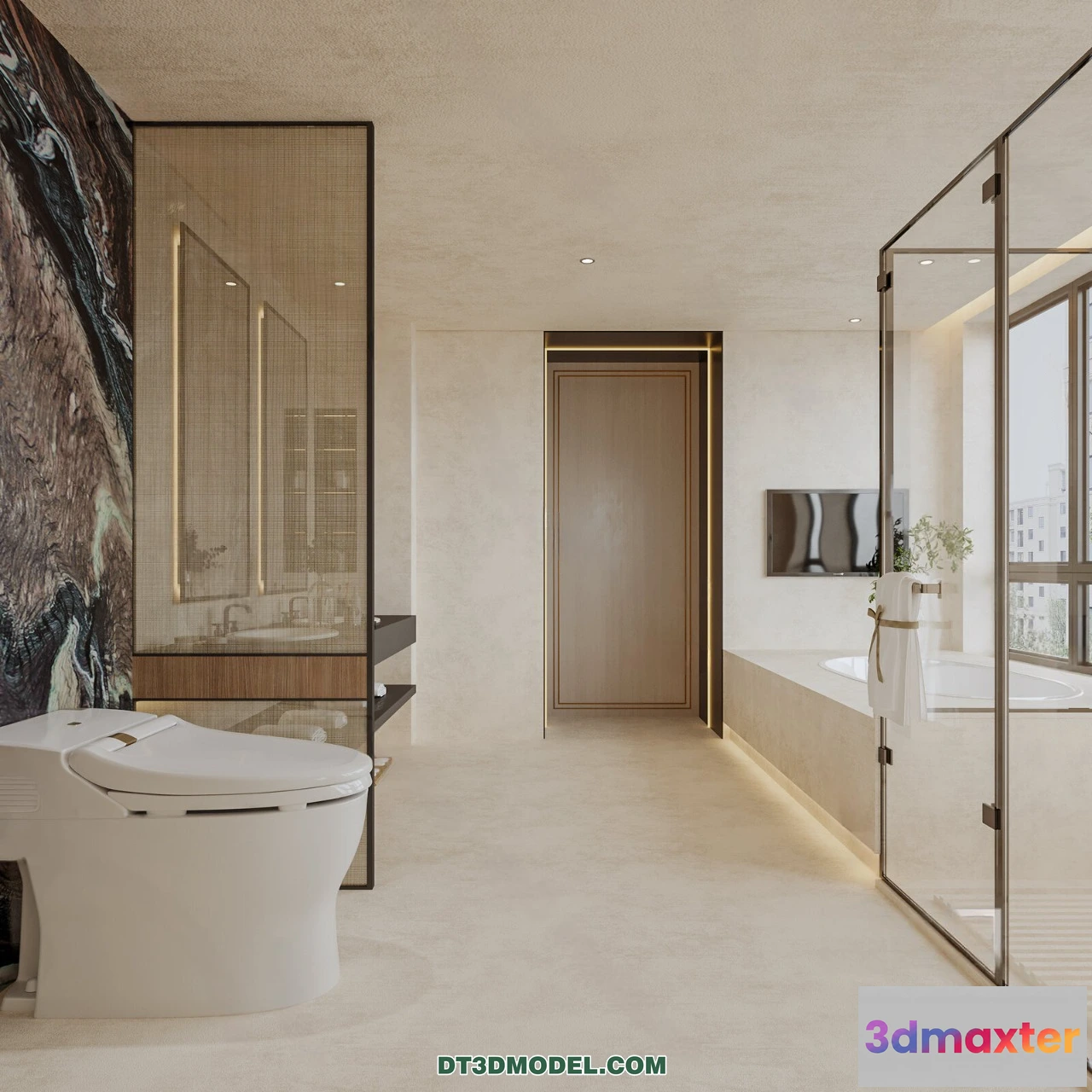 1536496 - TOILET - 3D Model For Interior Design - 11418 3D Max