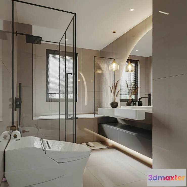 1536510 - TOILET - 3D Model For Interior Design - 11425 3D Max