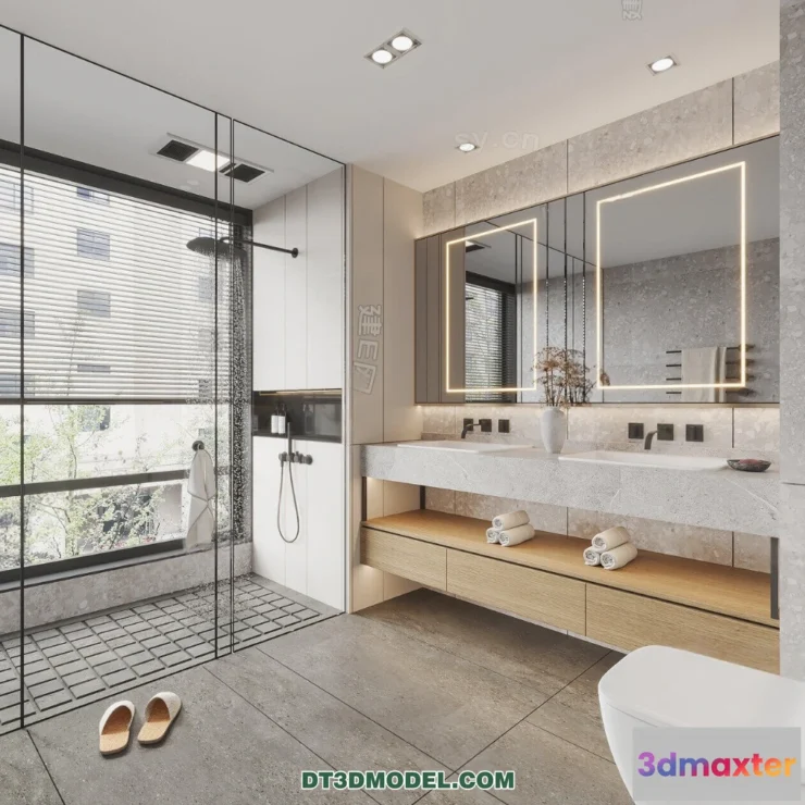 1536516 - TOILET - 3D Model For Interior Design - 11428 3D Max