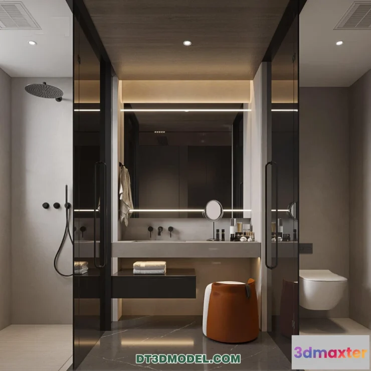 1536534 - TOILET - 3D Model For Interior Design - 11437 3D Max