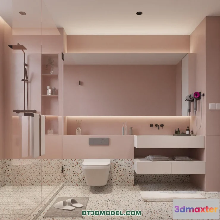 1536550 - TOILET - 3D Model For Interior Design - 11445 3D Max
