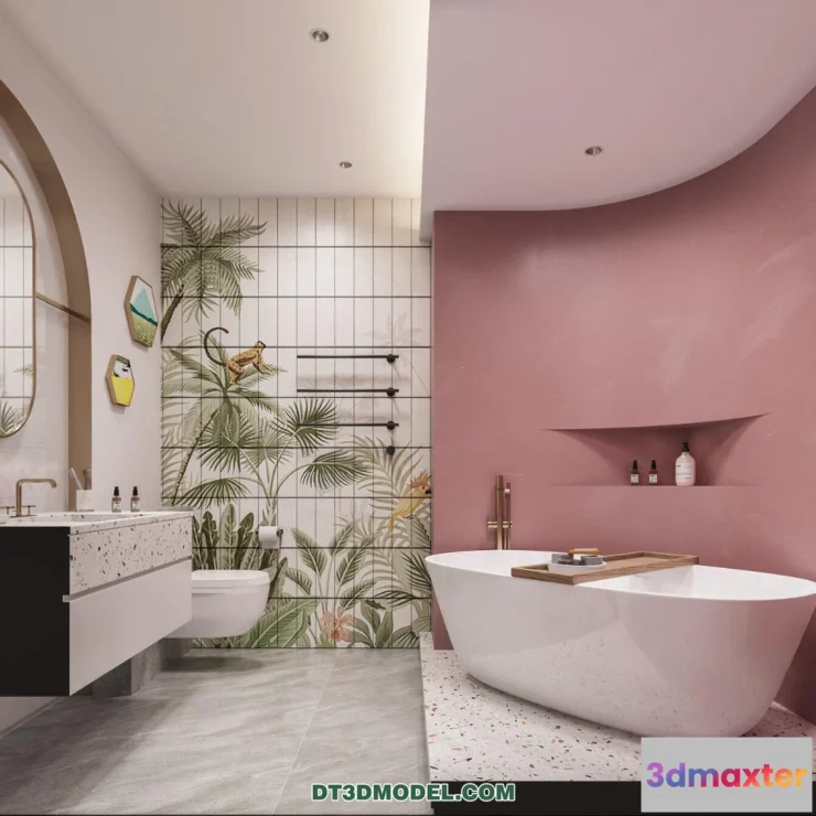 1536552 - TOILET - 3D Model For Interior Design - 11446 3D Max