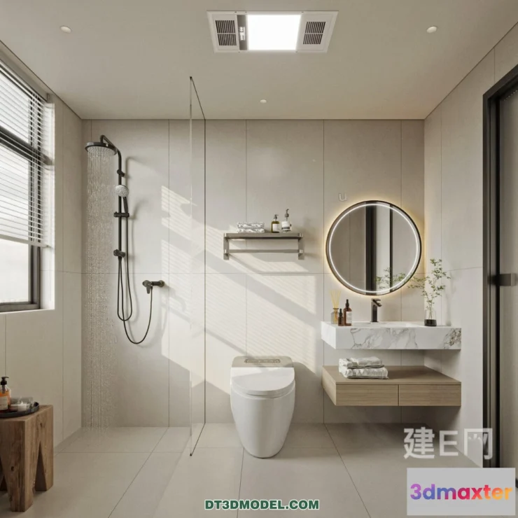 1536568 - TOILET - 3D Model For Interior Design - 11454 3D Max