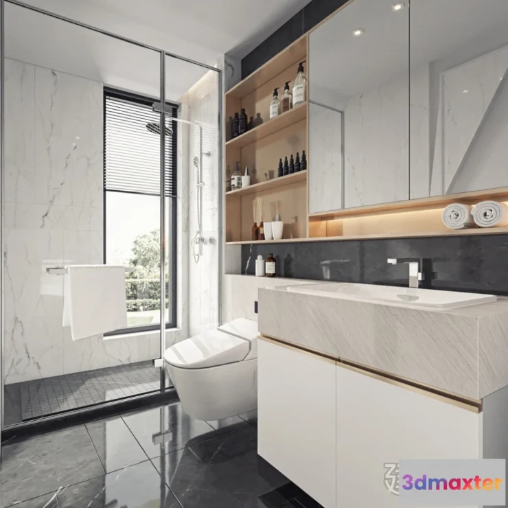 1536574 - TOILET - 3D Model For Interior Design - 11457 3D Max