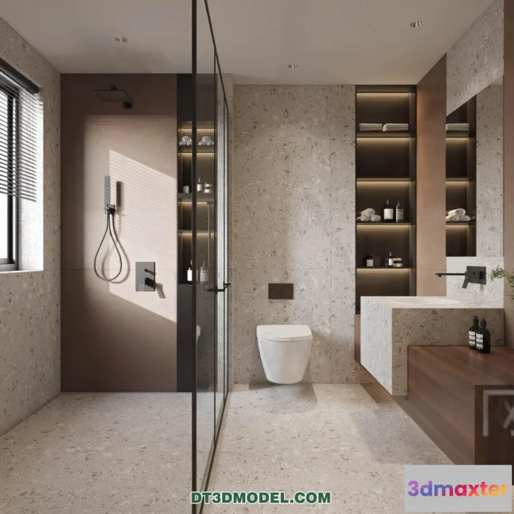 1536578 - TOILET - 3D Model For Interior Design - 11459 3D Max
