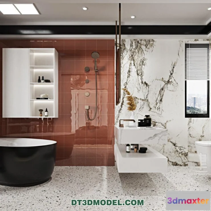 1536588 - TOILET - 3D Model For Interior Design - 11464 3D Max