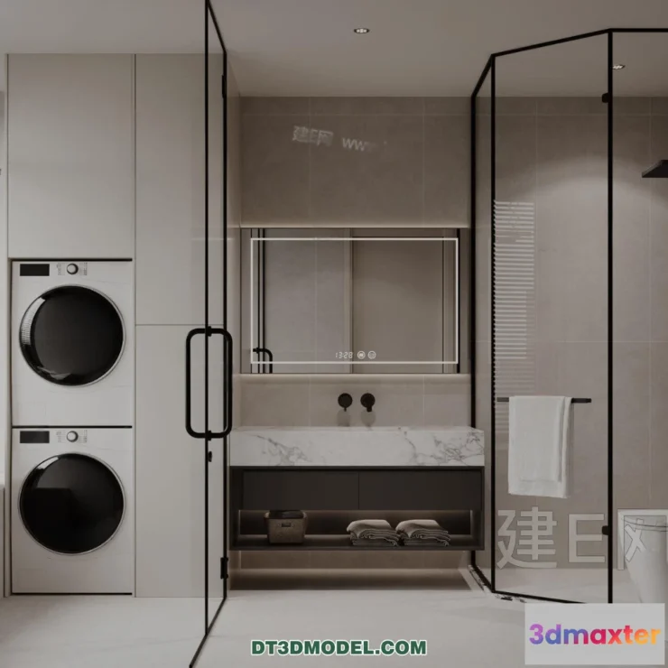 1536600 - TOILET - 3D Model For Interior Design - 11470 3D Max