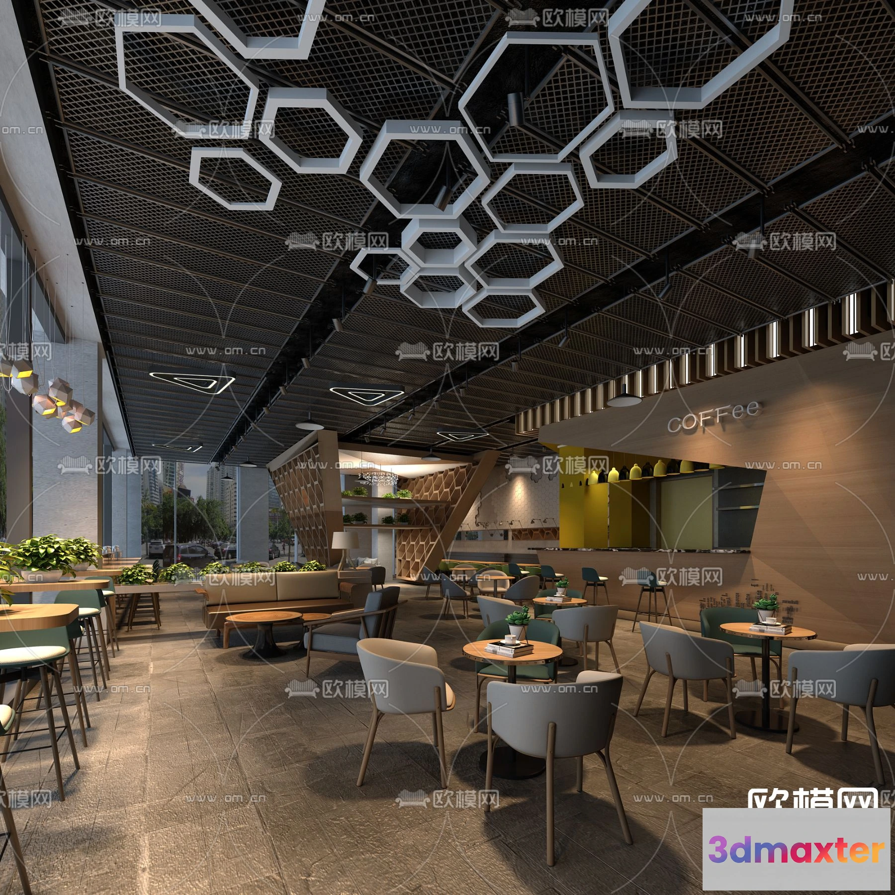 1110270 - Coffee Shop 3D Scenes - 0411