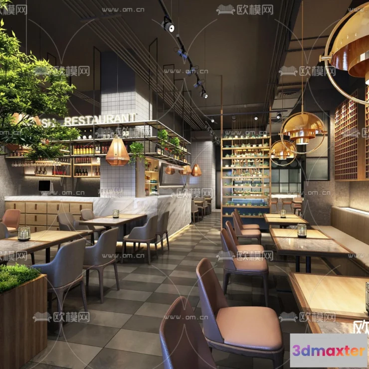 1110910 - Restaurant 3D Scenes - 0730