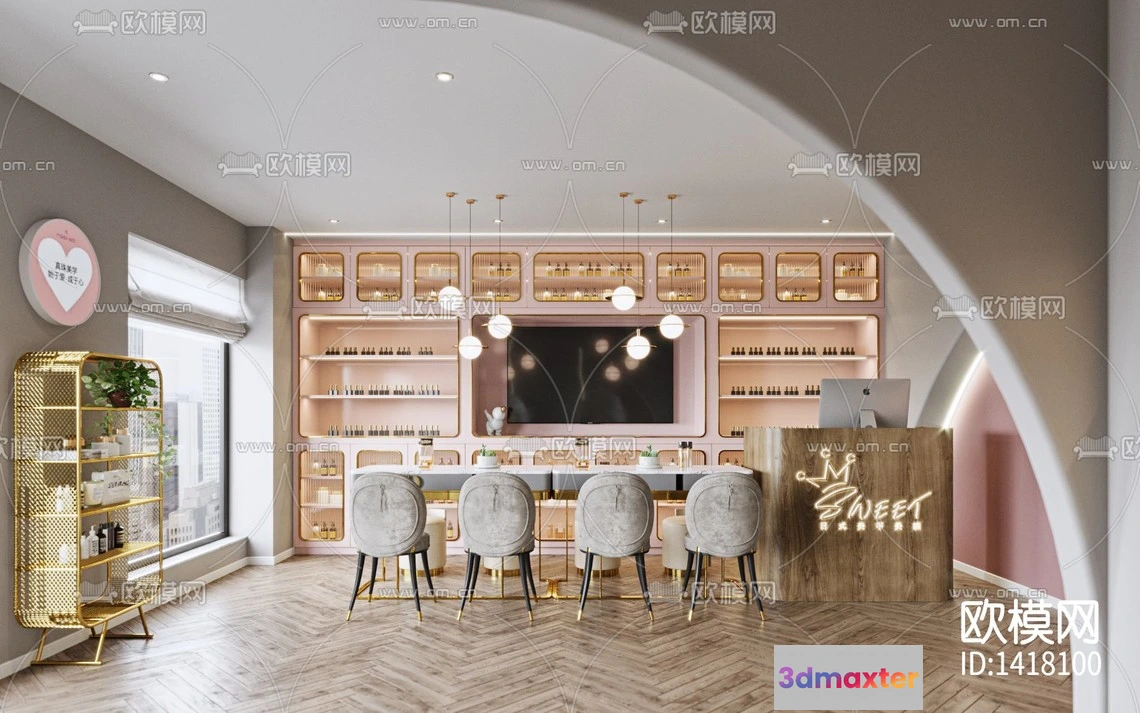 1112142 - Beauty Salon - Spa - 3D Scenes - 1346