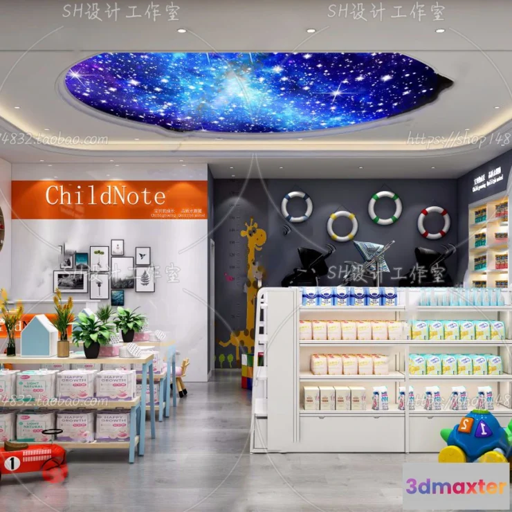 1115696 - CHILDREN STORE 3D SCENES - VRAY RENDER - 04