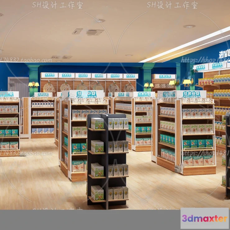 1115698 - CHILDREN STORE 3D SCENES - VRAY RENDER - 05