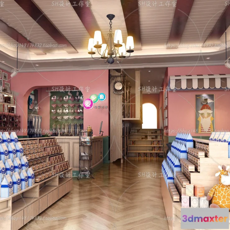 1115702 - CHILDREN STORE 3D SCENES - VRAY RENDER - 07