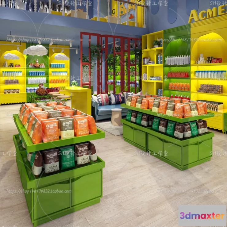 1115720 - CHILDREN STORE 3D SCENES - VRAY RENDER - 16