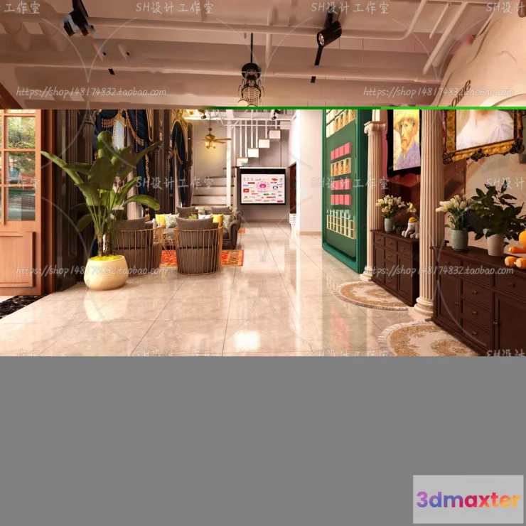 1115734 - CHILDREN STORE 3D SCENES - VRAY RENDER - 23