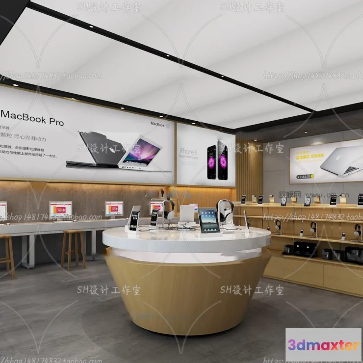 1115778 - CHILDREN STORE 3D SCENES - VRAY RENDER - 45