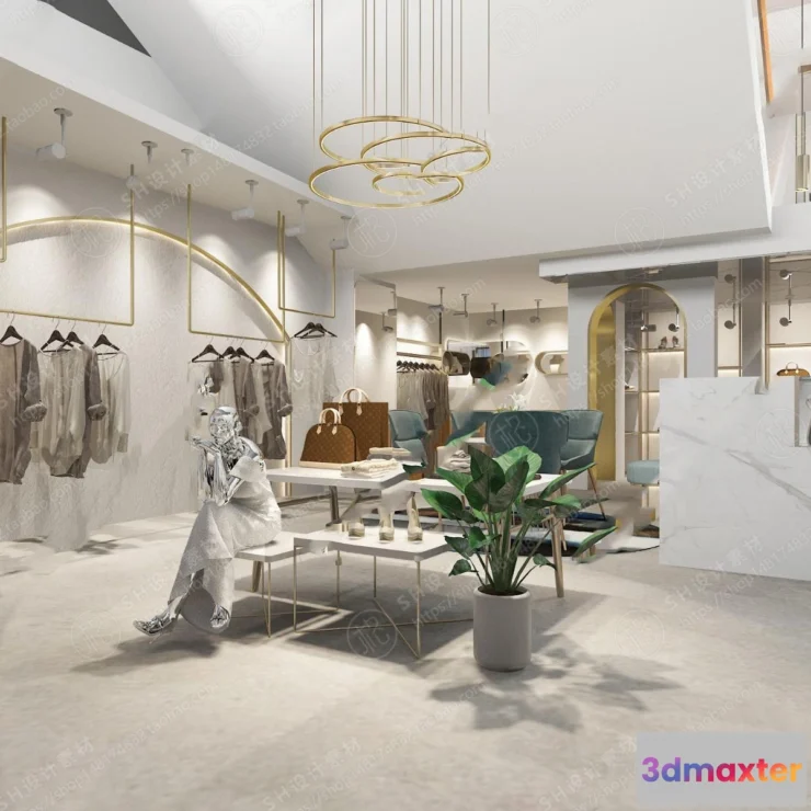 1115802 - CLOTHING STORE 3D SCENES - VRAY RENDER - 02