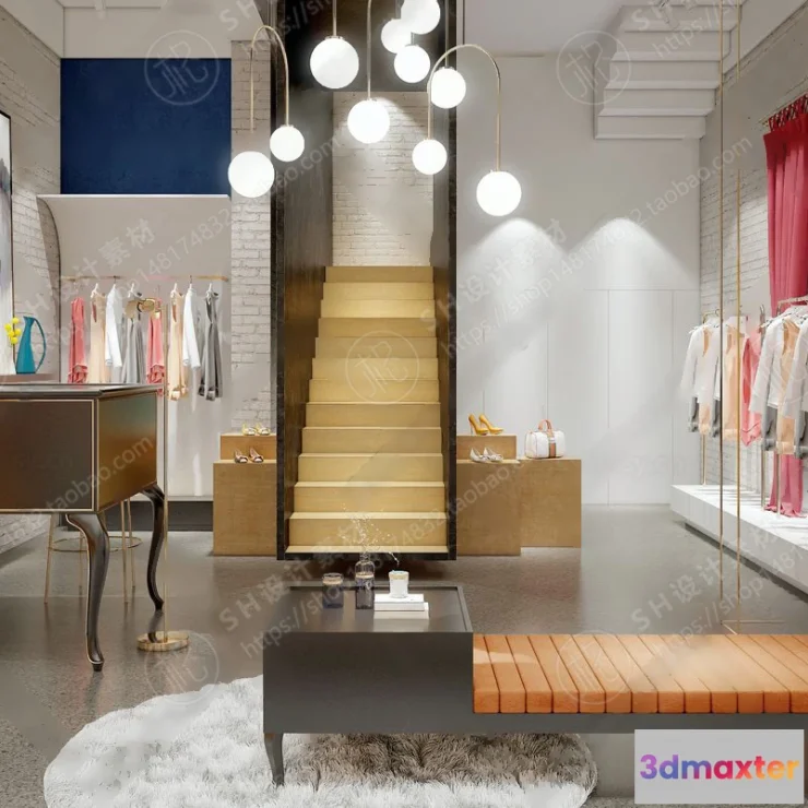 1115808 - CLOTHING STORE 3D SCENES - VRAY RENDER - 05