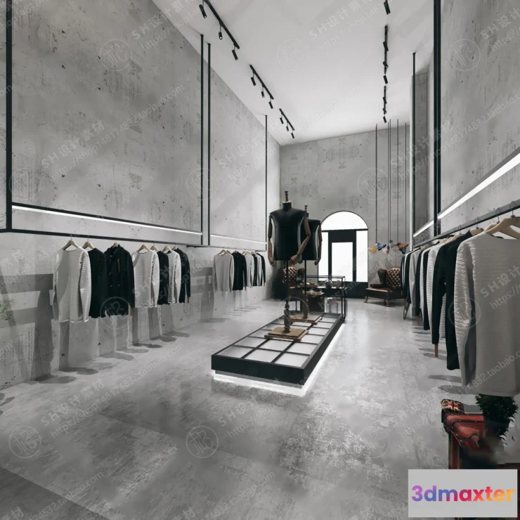 1115810 - CLOTHING STORE 3D SCENES - VRAY RENDER - 06