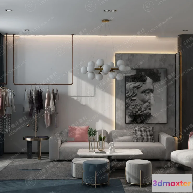 1115816 - CLOTHING STORE 3D SCENES - VRAY RENDER - 09