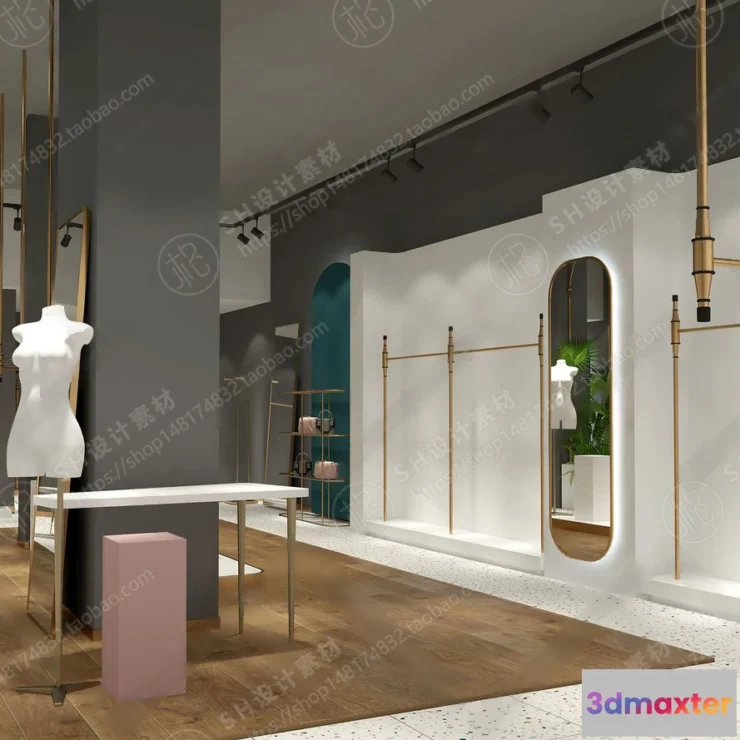 1115826 - CLOTHING STORE 3D SCENES - VRAY RENDER - 14