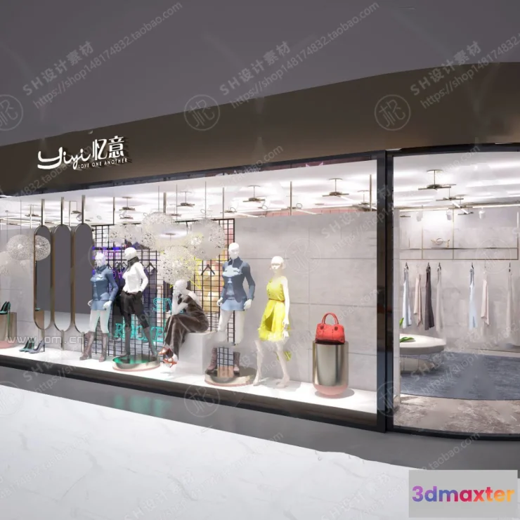 1115828 - CLOTHING STORE 3D SCENES - VRAY RENDER - 15