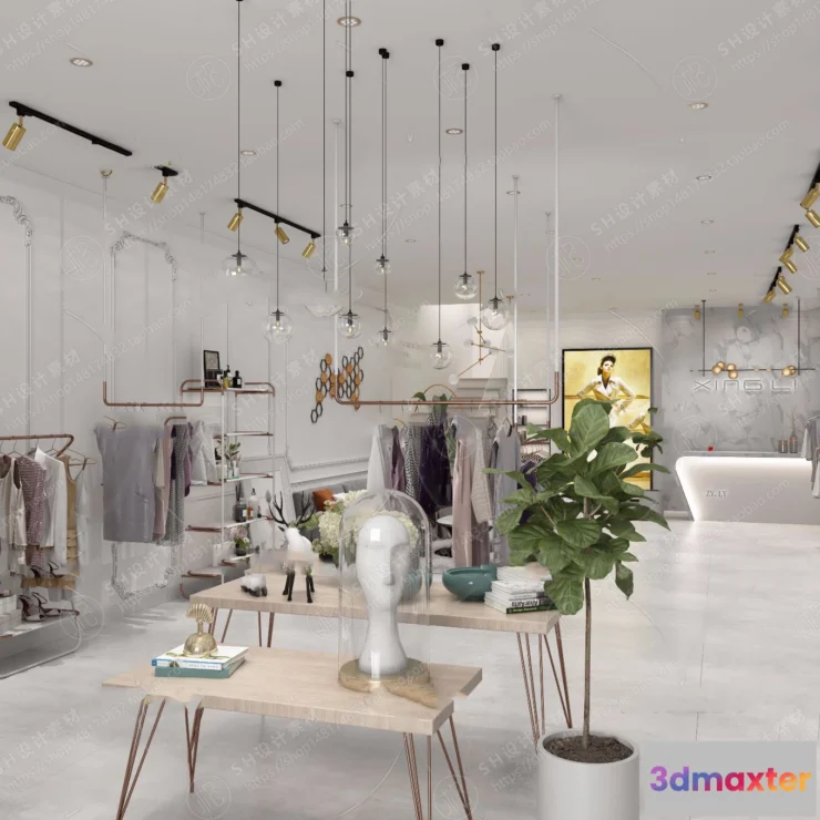 1115832 - CLOTHING STORE 3D SCENES - VRAY RENDER - 17