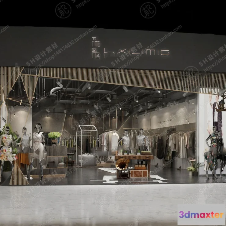 1115834 - CLOTHING STORE 3D SCENES - VRAY RENDER - 18