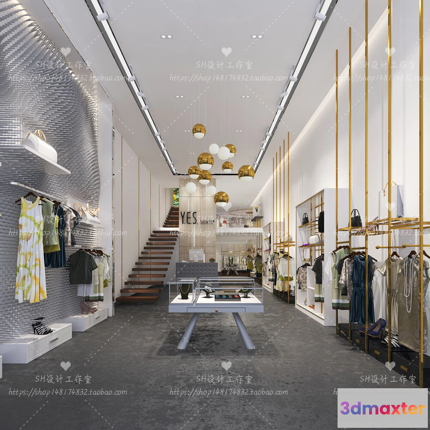 1115842 - CLOTHING STORE 3D SCENES - VRAY RENDER - 22