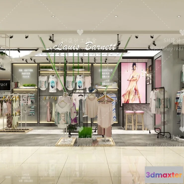 1115844 - CLOTHING STORE 3D SCENES - VRAY RENDER - 23