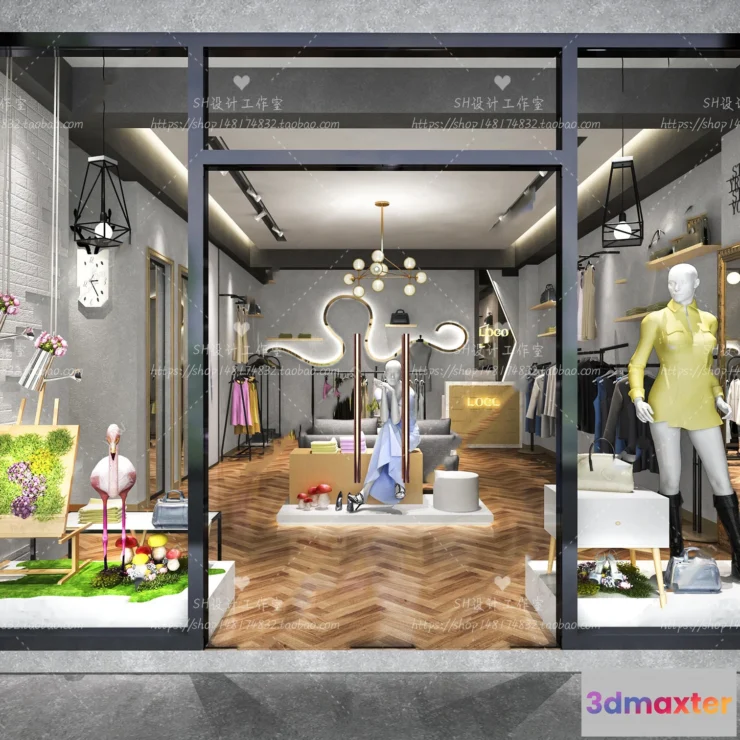 1115862 - CLOTHING STORE 3D SCENES - VRAY RENDER - 32